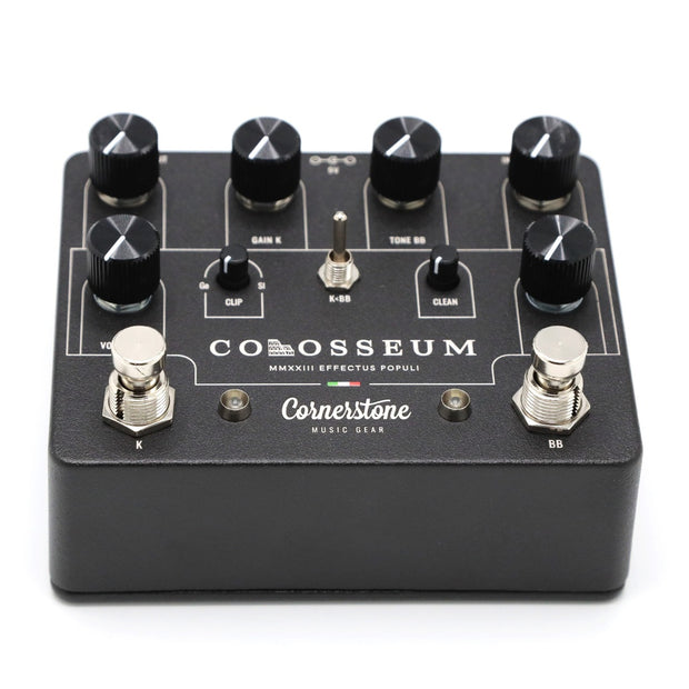 Cornerstone Colosseum LTD Schwarz Dual Overdrive Effektpedal