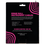Ernie Ball 6045 Spiral Weiß 9,14 m Monoklinke/Monoklinke Gerade/Gerade Instrumentenkabel