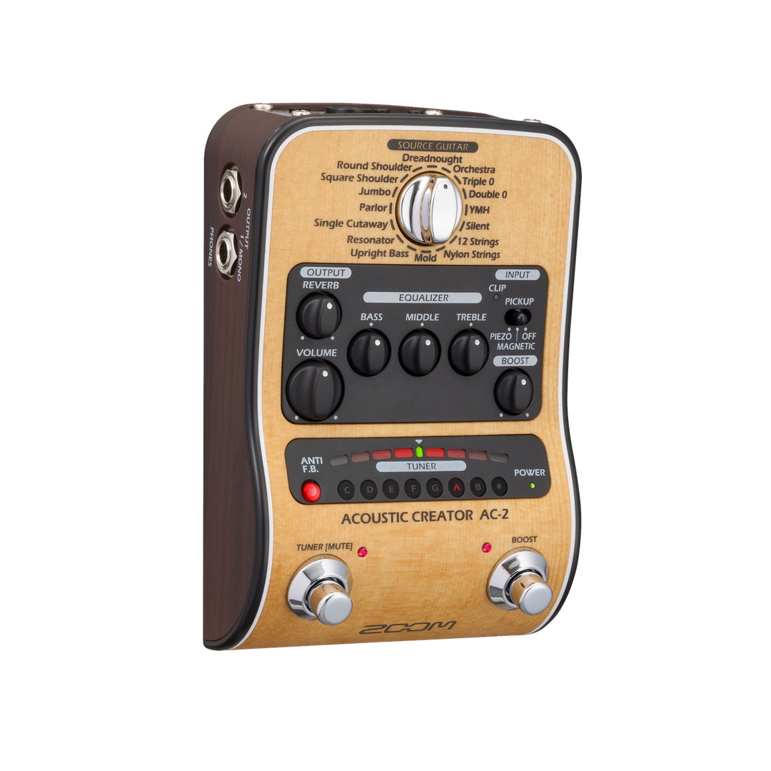 Zoom AC-2 Acoustic Guitar Preamp Effektpedal
