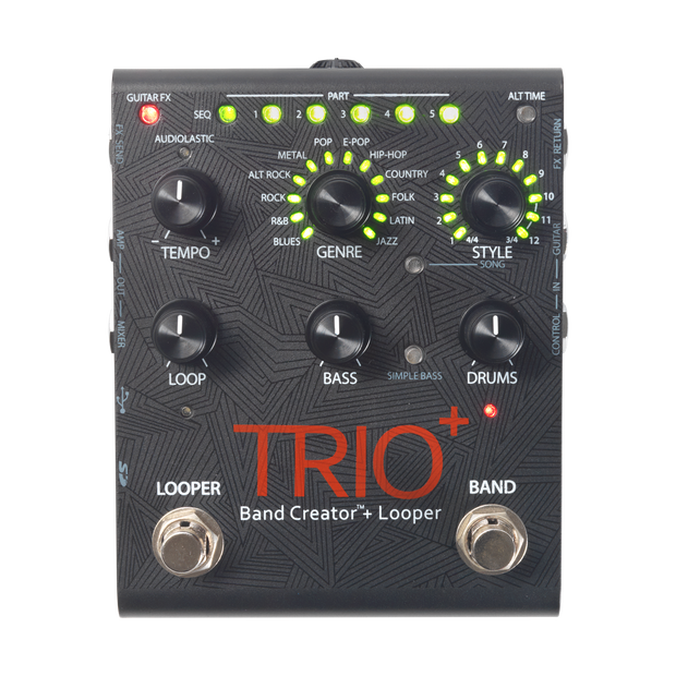 Digitech Trio + Band Creator + Looper Effektpedal