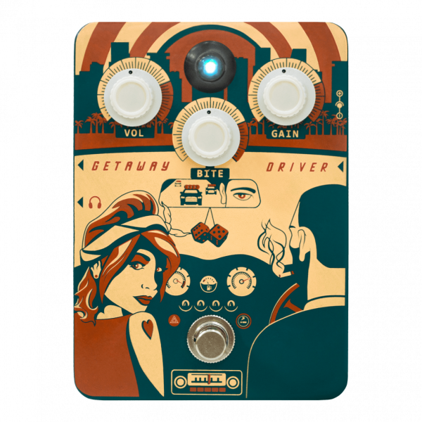 Orange Getaway Driver Overdrive Effektpedal