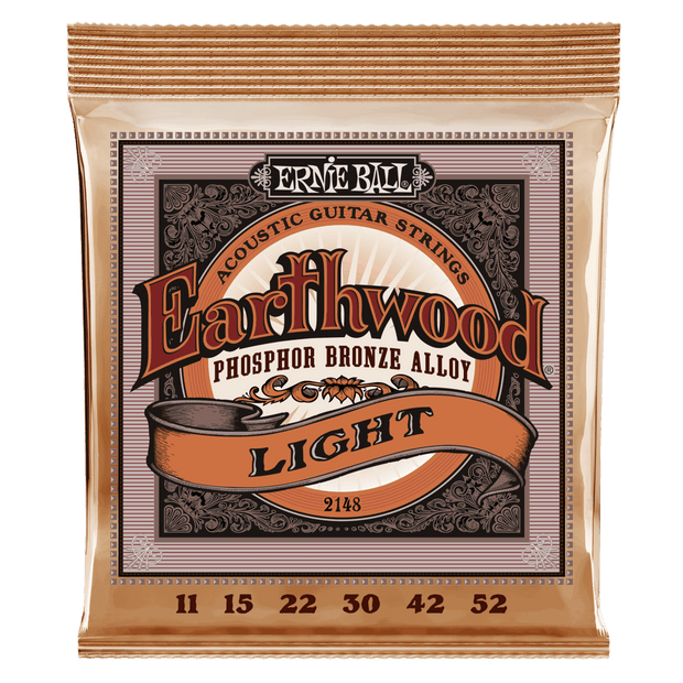 Ernie Ball 2148 Earthwood Phosphor Bronze Light 11-52 Saitensatz