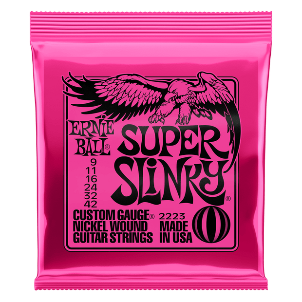 Ernie Ball 2223 Super Slinky 09-42 Nickel plated Steel Saitensatz