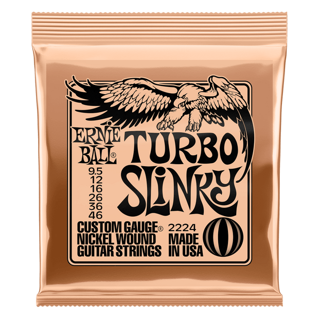 Ernie Ball 2224 Turbo Slinky 09,5-46 Nickel plated Steel Saitensatz