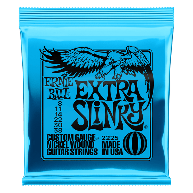 Ernie Ball 2225 Extra Slinky 08-38 Nickel plated Steel Saitensatz