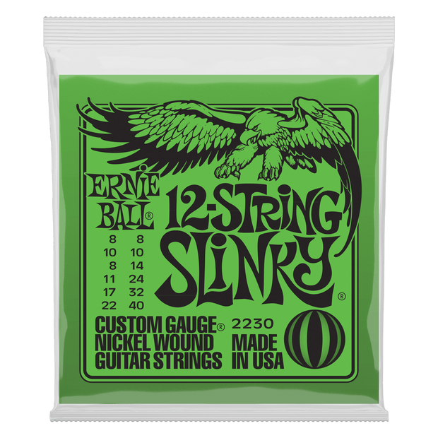 Ernie Ball 2230 12-String Slinky 08-40 Nickel plated Steel Saitensatz