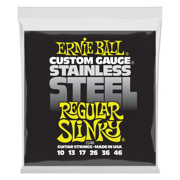 Ernie Ball 2246 Stainless Steel Regular Slinky 10-46 Saitensatz