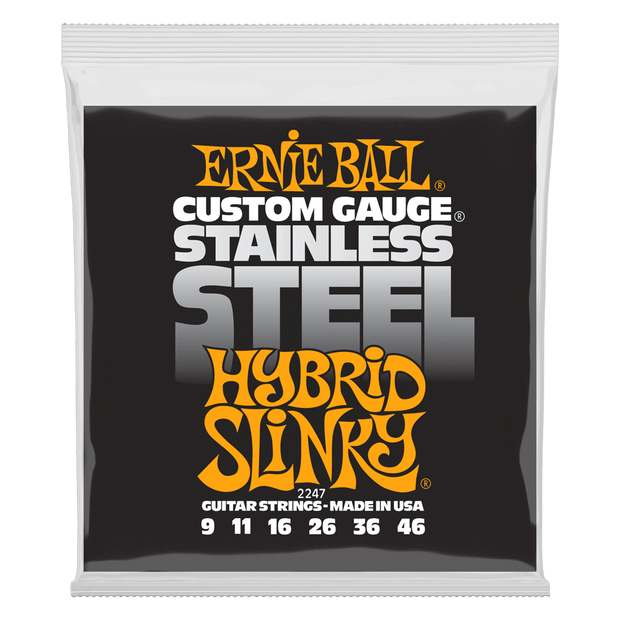 Ernie Ball 2247 Stainless Steel Hybrid Slinky 09-46 Saitensatz