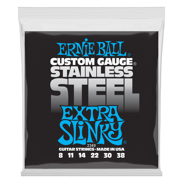 Ernie Ball 2249 Stainless Steel Extra Slinky 08-38 Saitensatz