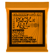 Ernie Ball 2252 Classic Rock n Roll Hybrid Slinky 09-42 Pure Nickel Saitensatz