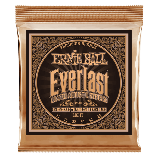 Ernie Ball 2548 Everlast Coated Phosphor Bronze Light 11-52 Saitensatz