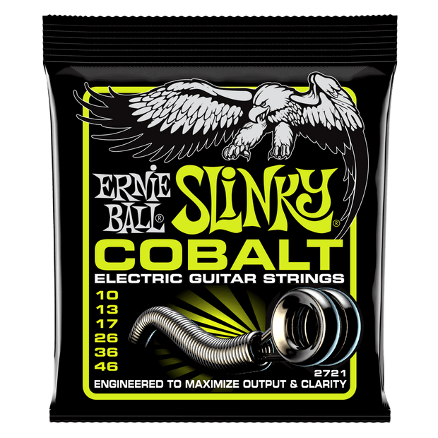 Ernie Ball 2721 Cobalt Regular Slinky 10-46 Cobalt Wound Saitensatz