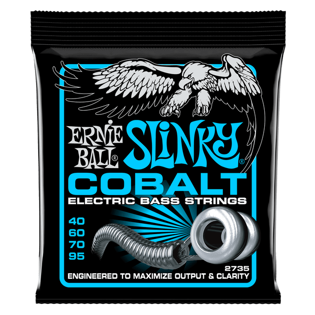 Ernie Ball 2735 Cobalt Extra Slinky Bass 40-95 Cobalt Wound Saitensatz