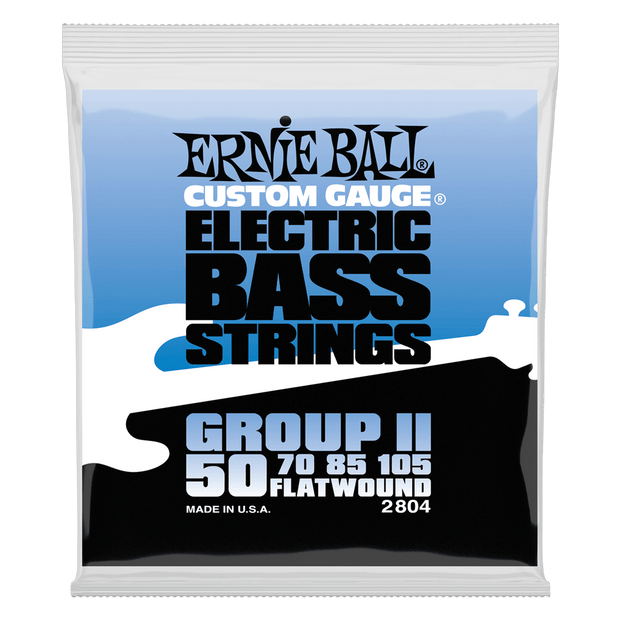Ernie Ball 2804 Flatwound Group II Bass 50-105 Stainless Steel Saitensatz