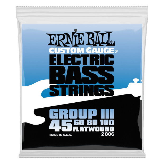 Ernie Ball 2806 Flatwound Group III Bass 45-100 Stainless Steel Saitensatz