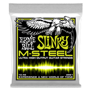 Ernie Ball 2921 M-Steel Regular Slinky 10-46 Maraging Steel Saitensatz
