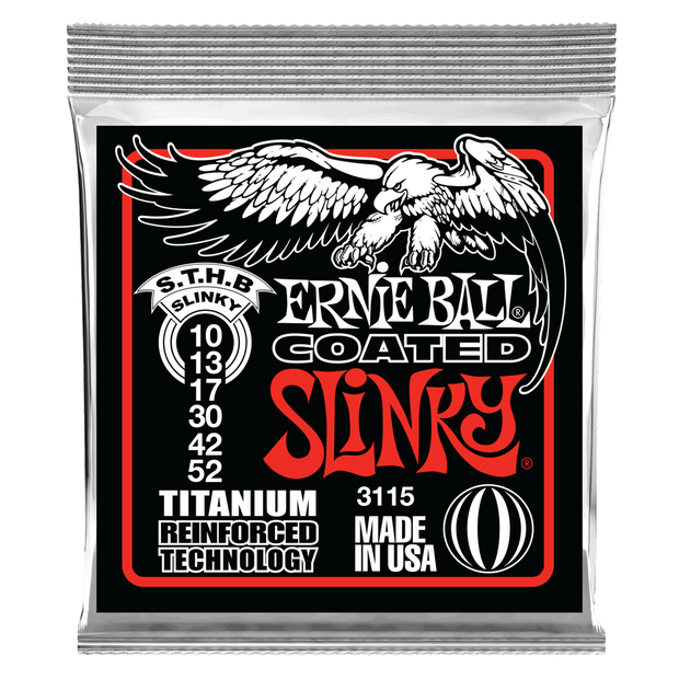 Ernie Ball 3115 RPS Coated Skinny Top Heavy Bottom 10-52 Nickel plated Steel Saitensatz