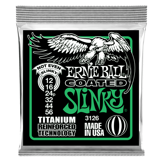 Ernie Ball 3126 RPS Coated Not even Slinky 12-56 Nickel plated Steel Saitensatz