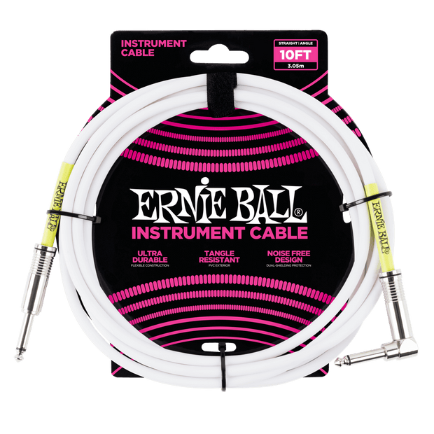 Ernie Ball 6049 Original Classic WH 3,05 m Monoklinke/Monoklinke Gerade/Gewinkelt Instrumentenkabel