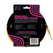 Ernie Ball 6070 Braided Gold 7,62 m Monoklinke/Monoklinke Gerade/Gewinkelt Instrumentenkabel