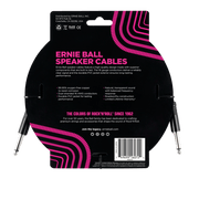 Ernie Ball 6072 Speaker Schwarz 1,83 m Monoklinke/Monoklinke Gerade/Gerade Lautsprecherkabel