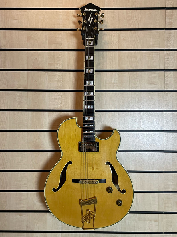 Ibanez PM100-NT Pat Metheny Signature Natural Baujahr 1996 E-Gitarre Gebraucht