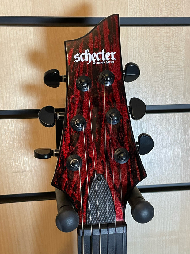 Schecter C-1 Silver Mountain Blood Moon E-Gitarre