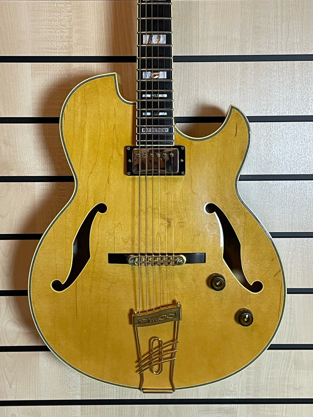 Ibanez PM100-NT Pat Metheny Signature Natural Baujahr 1996 E-Gitarre Gebraucht