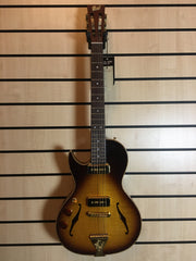 B&G Little Sister Crossroads Cut P90 Lefthand Tobacco Burst E-Gitarre