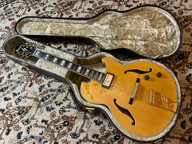 Ibanez PM100-NT Pat Metheny Signature Natural Baujahr 1996 E-Gitarre Gebraucht
