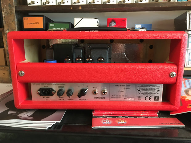 Komet 29 Red Tolex E-Gitarrentop