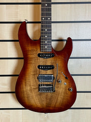 FGN J-Standard Odyssey DU Exotic Wood Koa Natural Burst E-Gitarre
