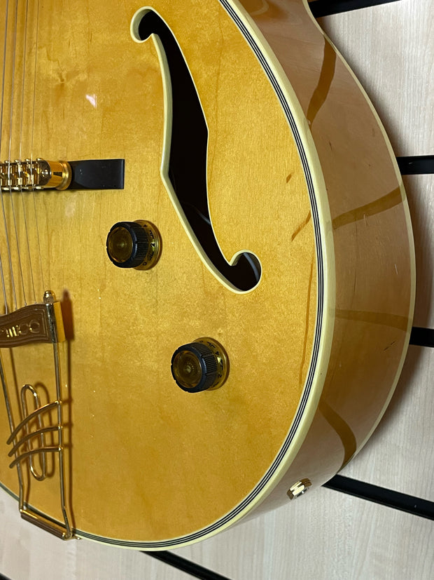 Ibanez PM100-NT Pat Metheny Signature Natural Baujahr 1996 E-Gitarre Gebraucht