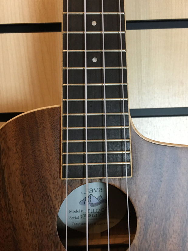 Tanglewood TUJ-2 CE Exotic Java Series Pickup Concert Ukulele