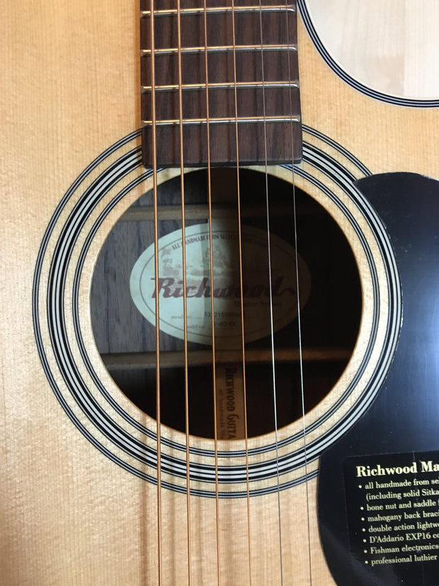 Richwood G-60-CE Master Series Handmade Westerngitarre