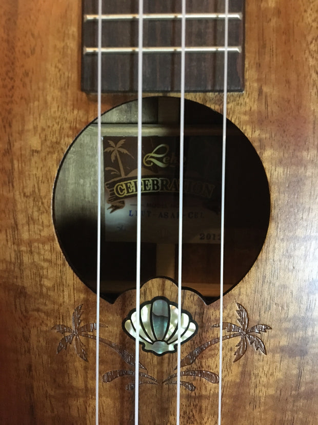Leho LHUT-ASAK-CEL 10 Years Celebration All Solid Acacia Tenor Ukulele