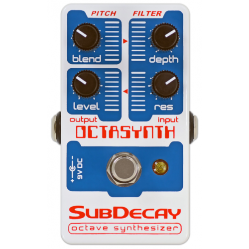 Subdecay Octasynth Analog Octave Synthesizer Effektpedal