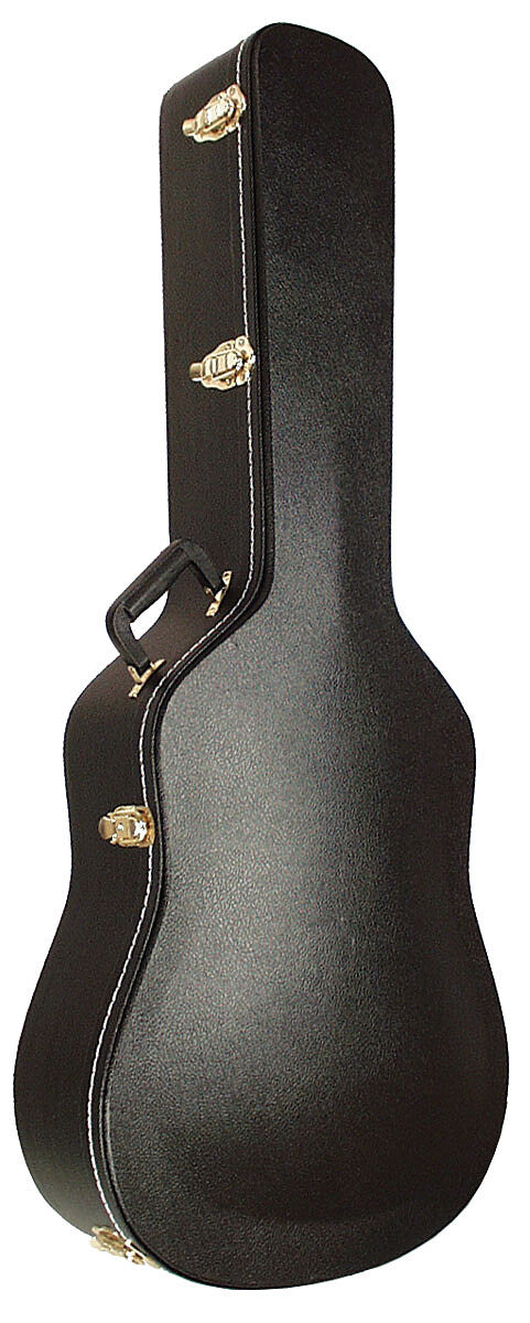 SCC 650132 Westerngitarre Arched Schwarz Gitarrenkoffer